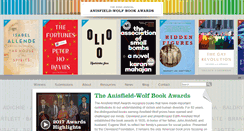 Desktop Screenshot of anisfield-wolf.org